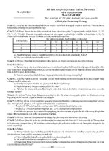 Đề thi chọn học sinh giỏi lớp 9 thcs năm học 2013-2014 môn sinh học